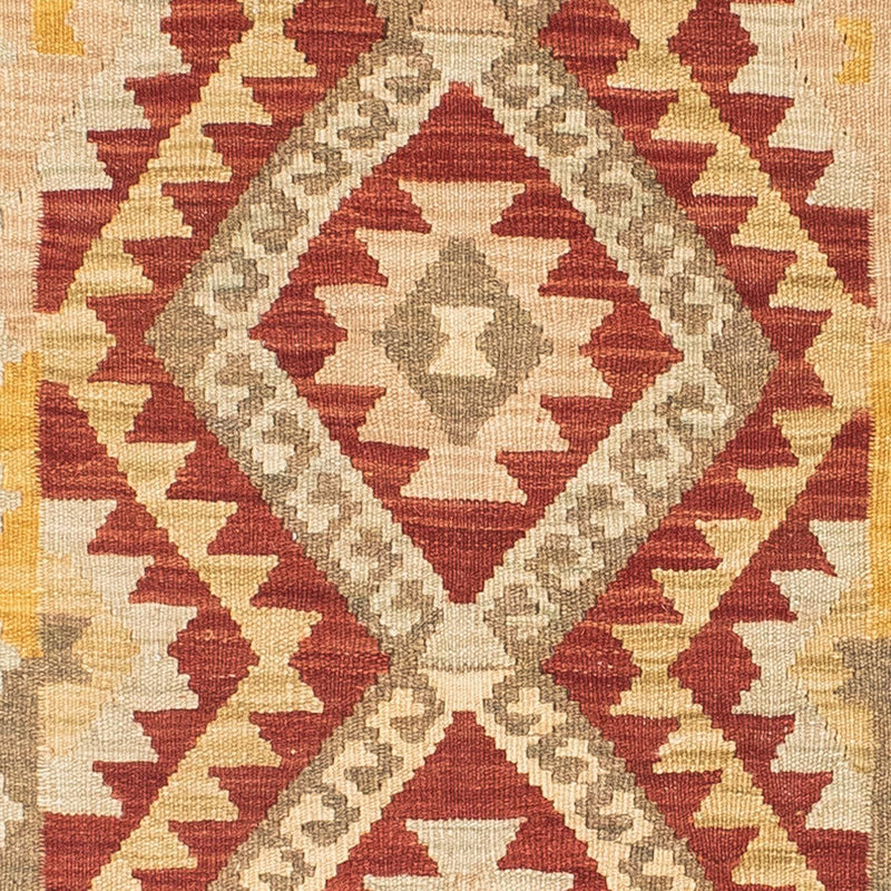 Runner Kelim Carpet - orientalisk matta - 198 x 73 cm - beige