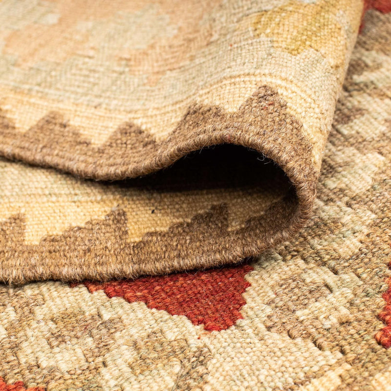 Runner Kelim Carpet - orientalisk matta - 198 x 73 cm - beige