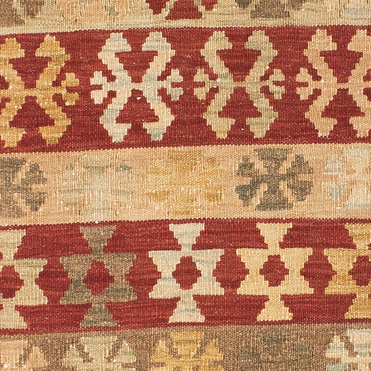 Runner Kelim Carpet - orientalisk matta - 197 x 75 cm - flerfärgad
