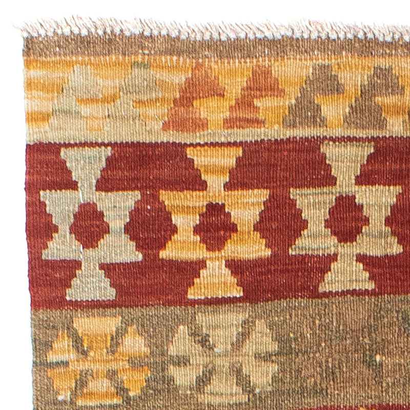 Runner Kelim Carpet - orientalisk matta - 197 x 75 cm - flerfärgad