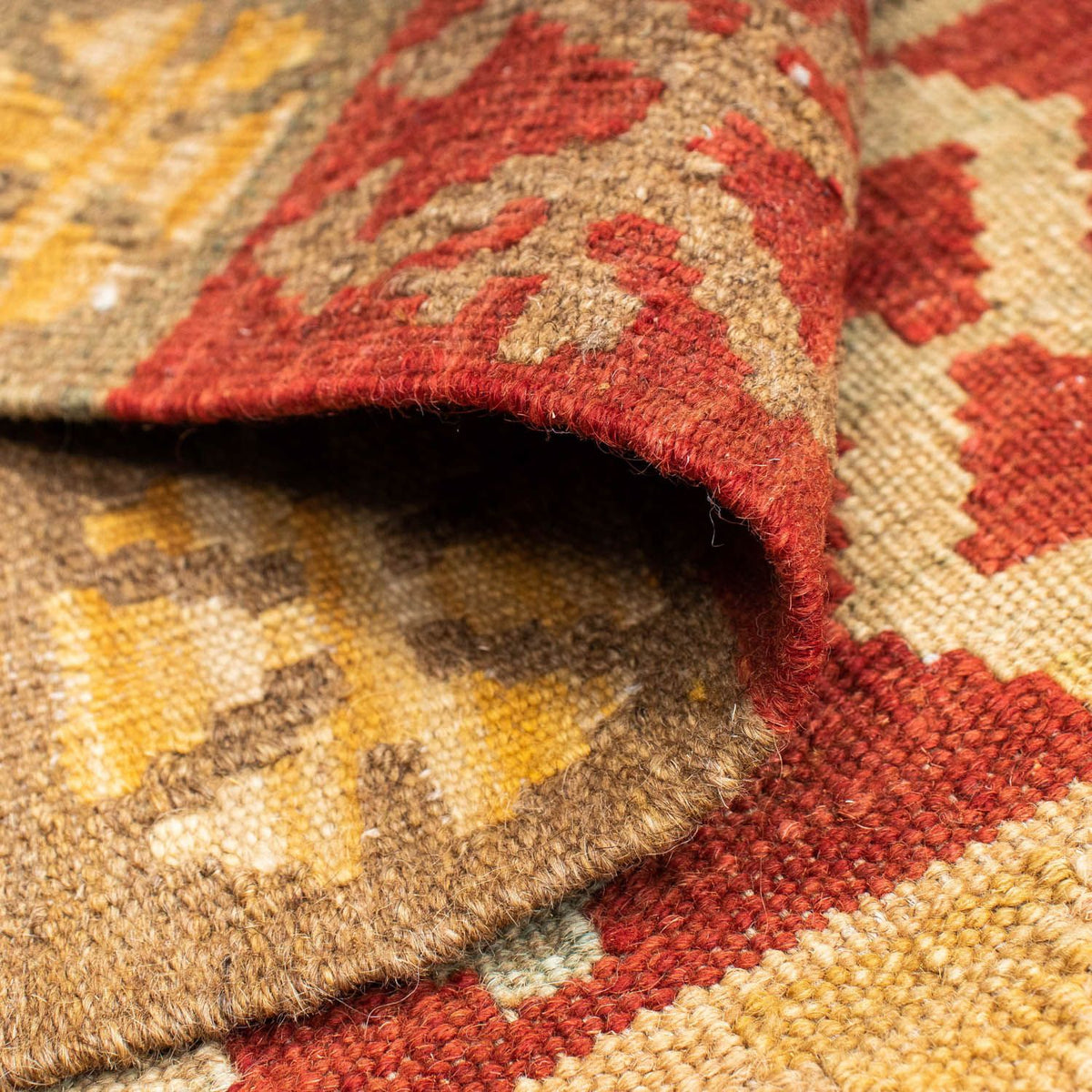 Runner Kelim Carpet - orientalisk matta - 197 x 75 cm - flerfärgad