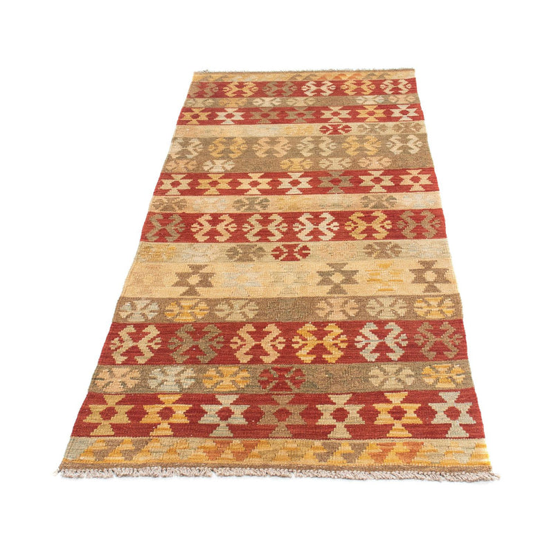 Runner Kelim Carpet - orientalisk matta - 197 x 75 cm - flerfärgad