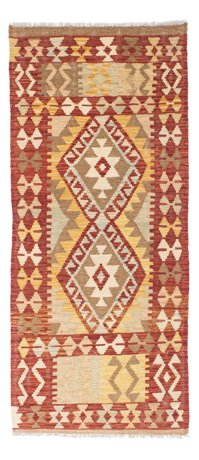 Runner Kelim Carpet - orientalisk matta - 187 x 71 cm - rost