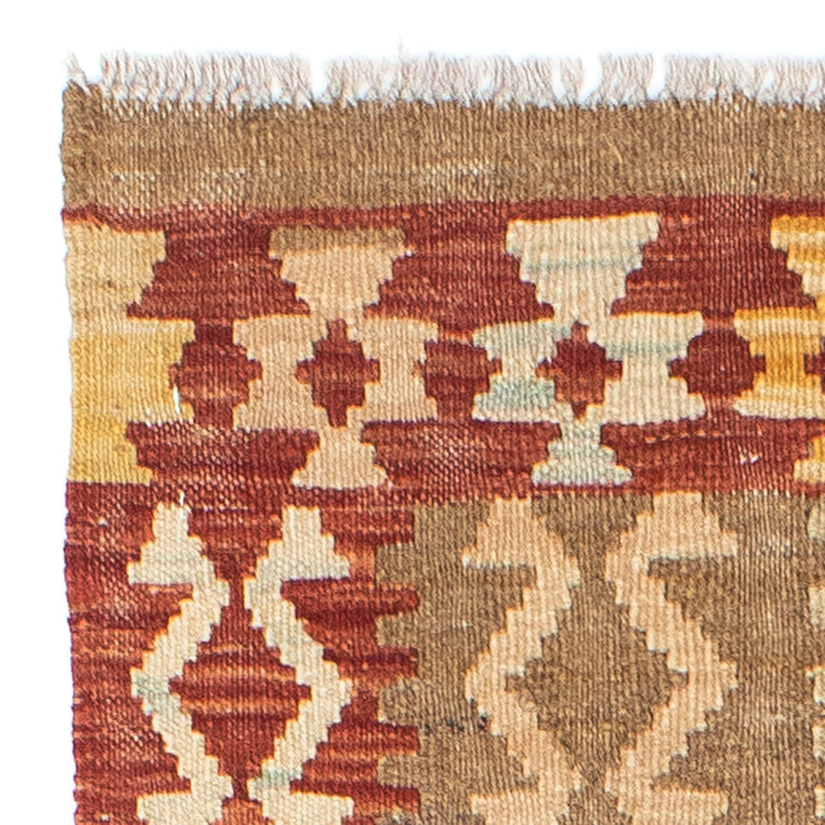 Runner Kelim Carpet - orientalisk matta - 187 x 71 cm - rost