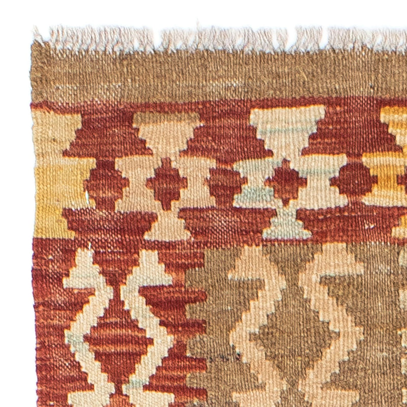 Runner Kelim Carpet - orientalisk matta - 187 x 71 cm - rost