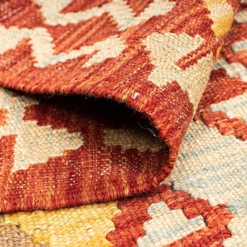 Runner Kelim Carpet - orientalisk matta - 187 x 71 cm - rost