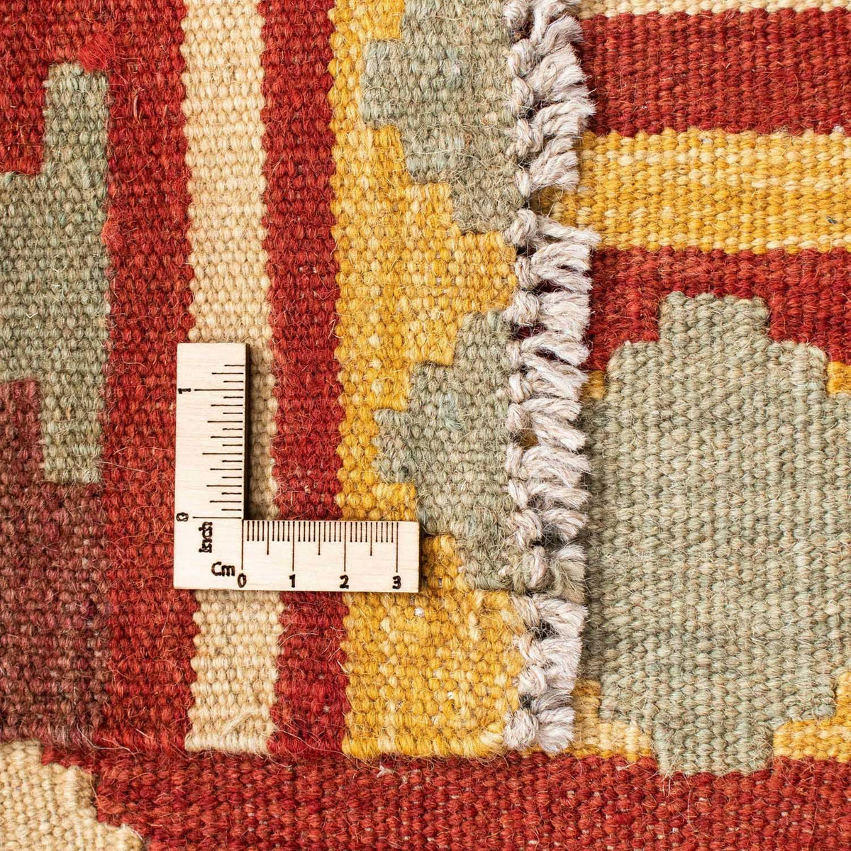 Runner Kelim Carpet - orientalisk matta - 207 x 74 cm - beige