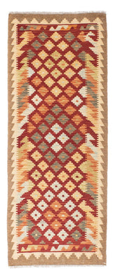 Runner Kelim Carpet - orientalisk matta - 195 x 74 cm - rost