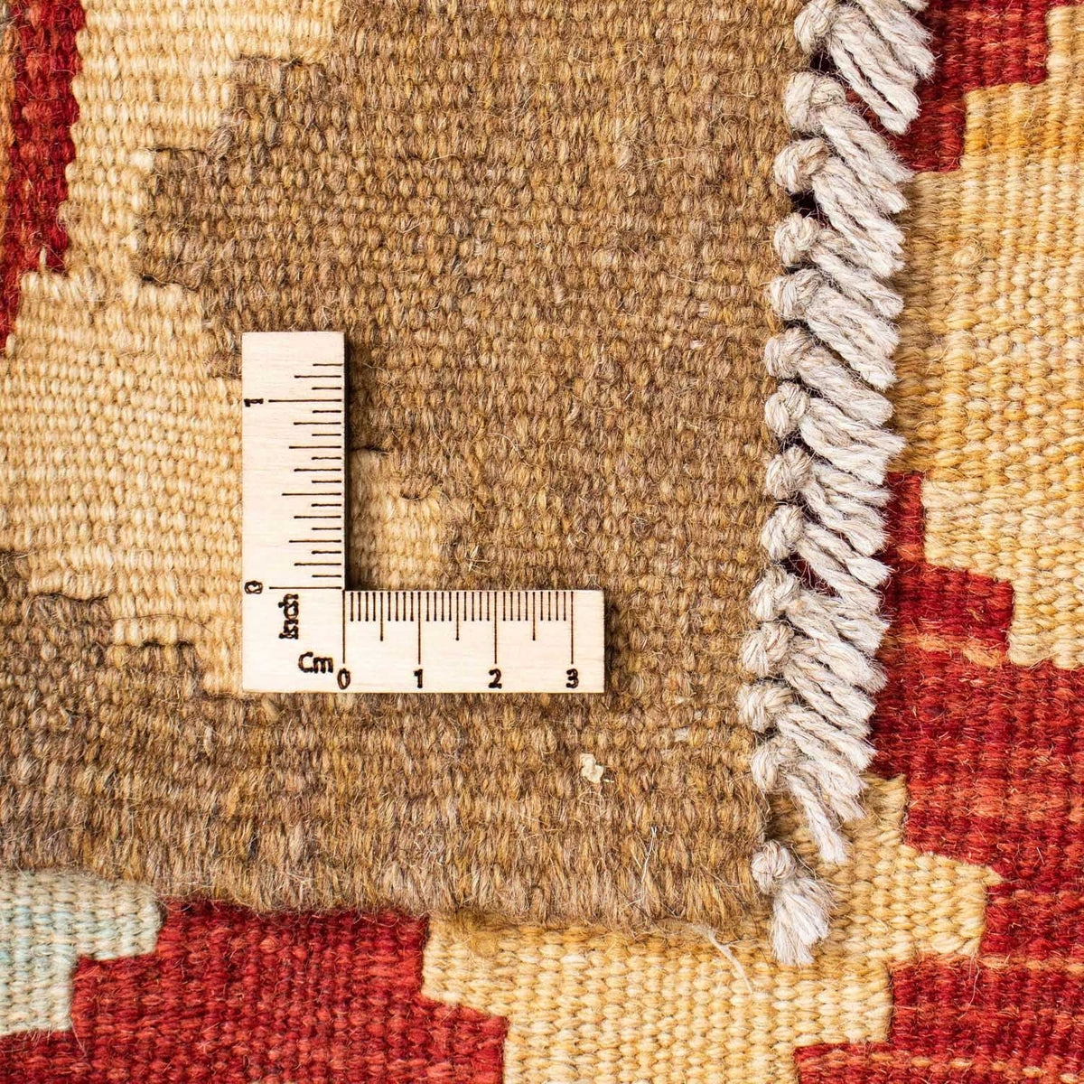 Runner Kelim Carpet - orientalisk matta - 195 x 74 cm - rost