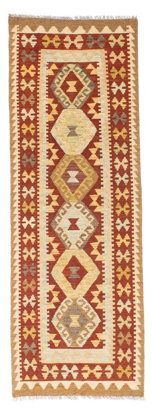 Runner Kelim Carpet - orientalisk matta - 206 x 71 cm - beige