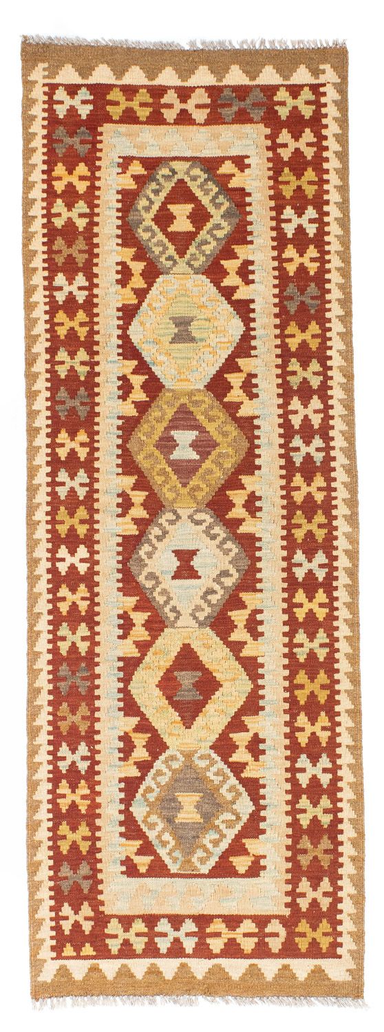 Runner Kelim Carpet - orientalisk matta - 206 x 71 cm - beige