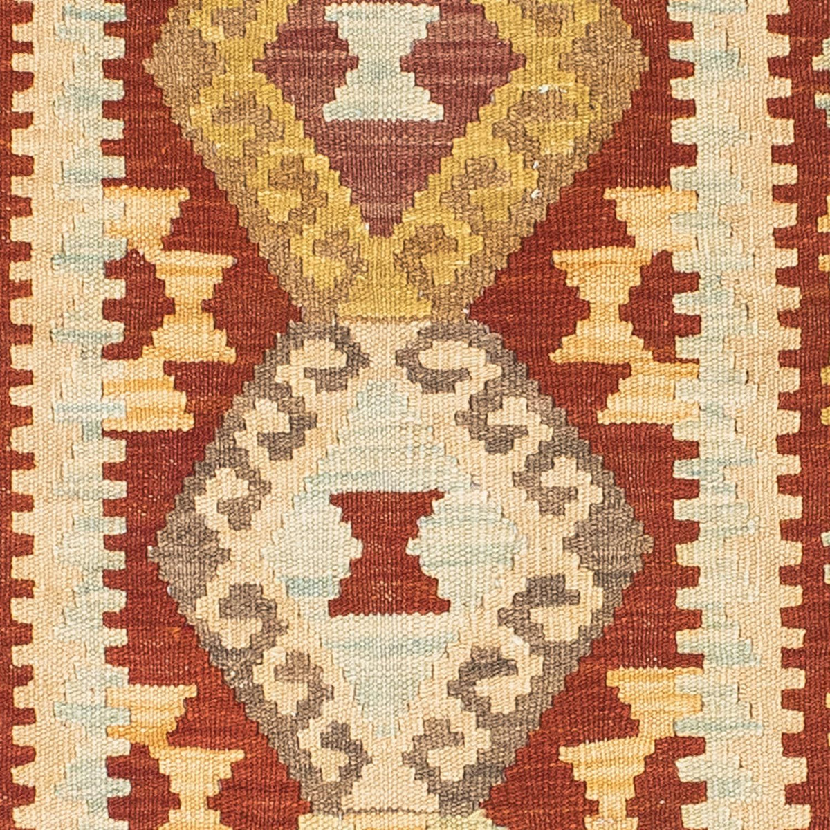 Runner Kelim Carpet - orientalisk matta - 206 x 71 cm - beige