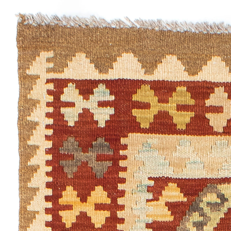 Runner Kelim Carpet - orientalisk matta - 206 x 71 cm - beige
