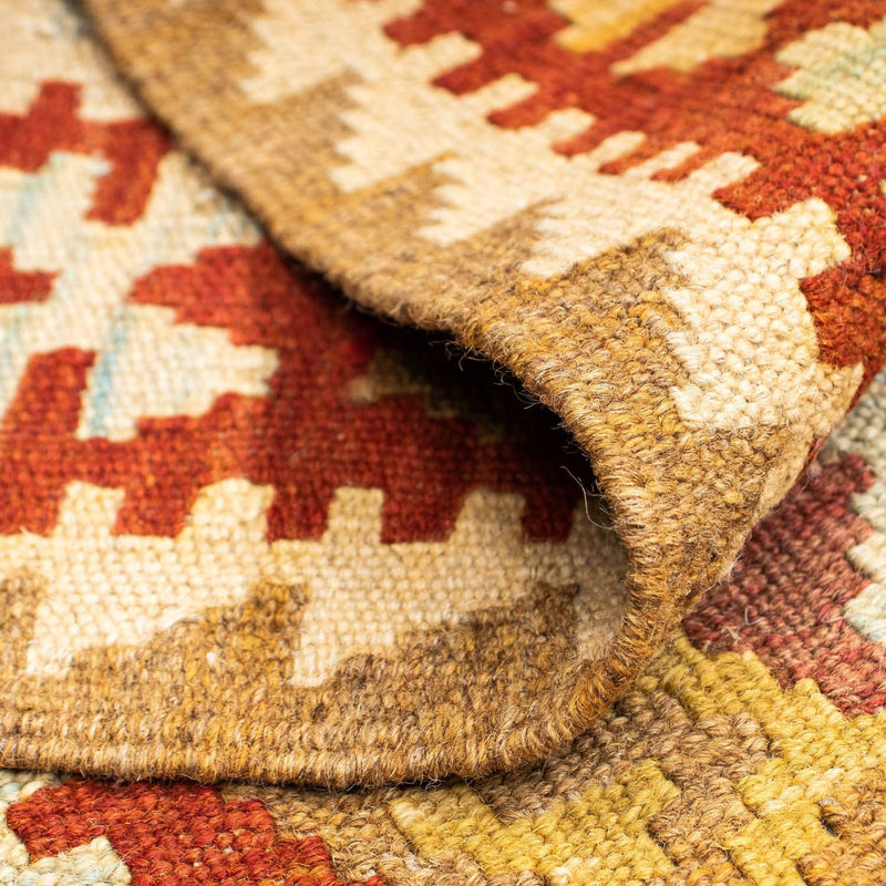 Runner Kelim Carpet - orientalisk matta - 206 x 71 cm - beige