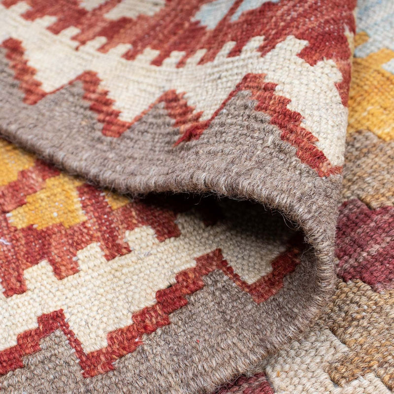 Kelim Carpet - orientalisk matta - 192 x 143 cm - flerfärgad