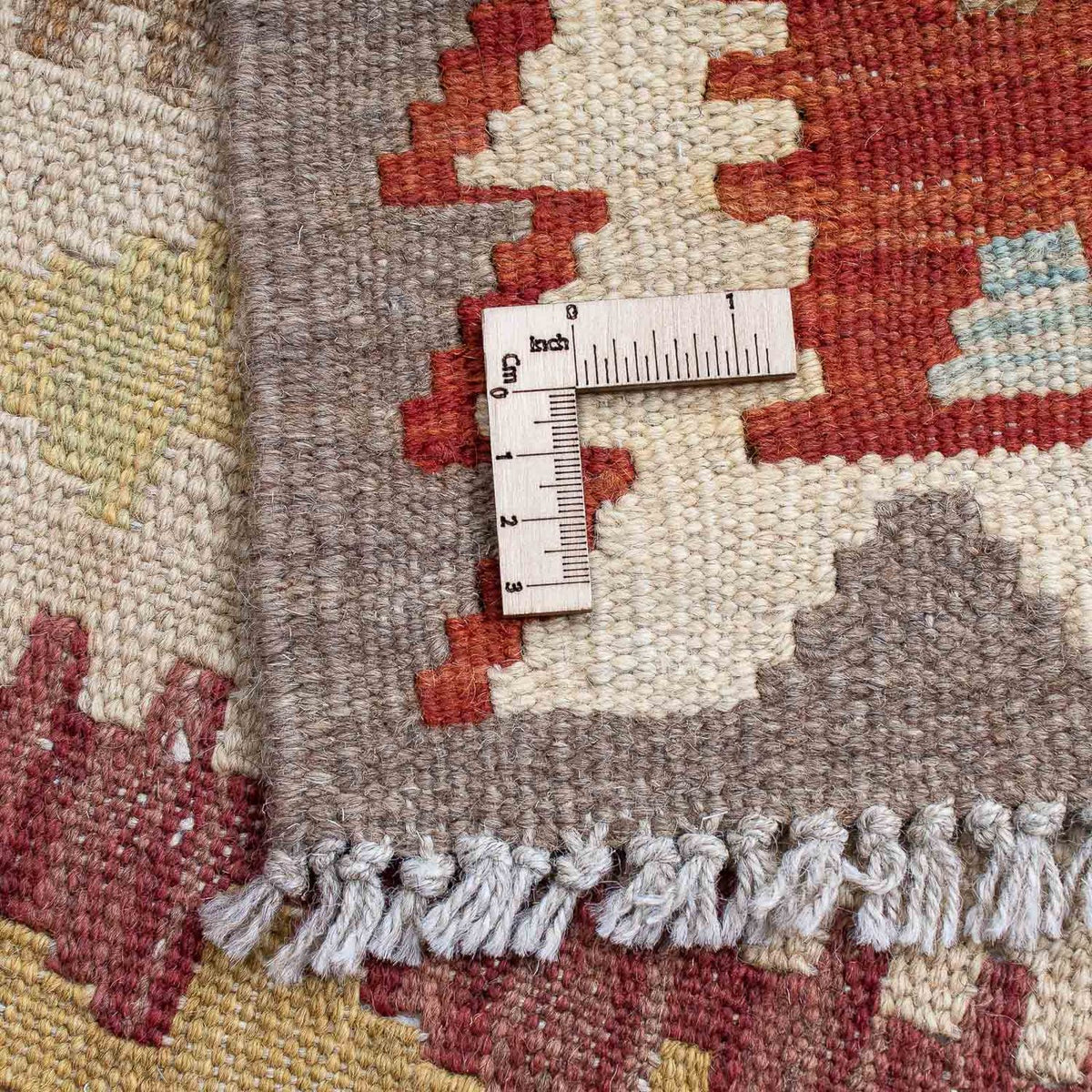 Kelim Carpet - orientalisk matta - 192 x 143 cm - flerfärgad