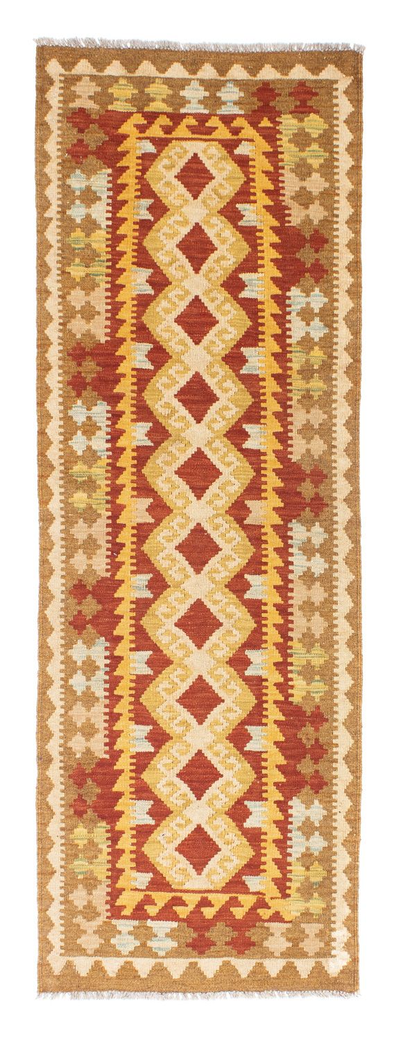 Runner Kelim Carpet - orientalisk matta - 202 x 70 cm - beige