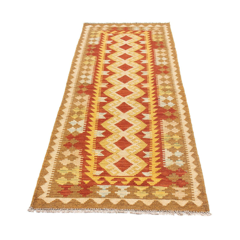 Runner Kelim Carpet - orientalisk matta - 202 x 70 cm - beige