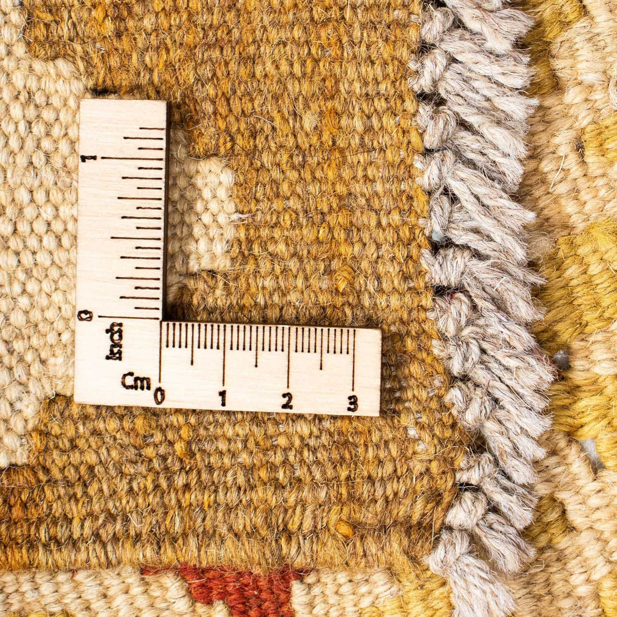 Runner Kelim Carpet - orientalisk matta - 202 x 70 cm - beige