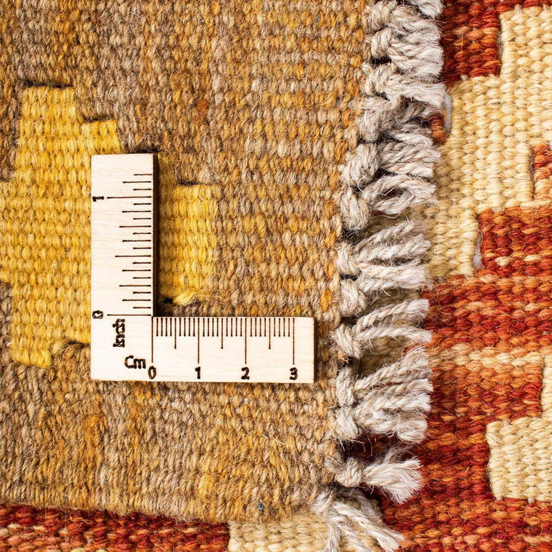 Runner Kelim Carpet - orientalisk matta - 206 x 73 cm - rost