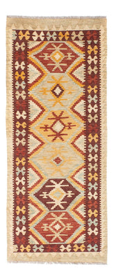 Runner Kelim Carpet - orientalisk matta - 198 x 75 cm - beige