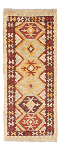 Runner Kelim Carpet - orientalisk matta - 198 x 75 cm - beige