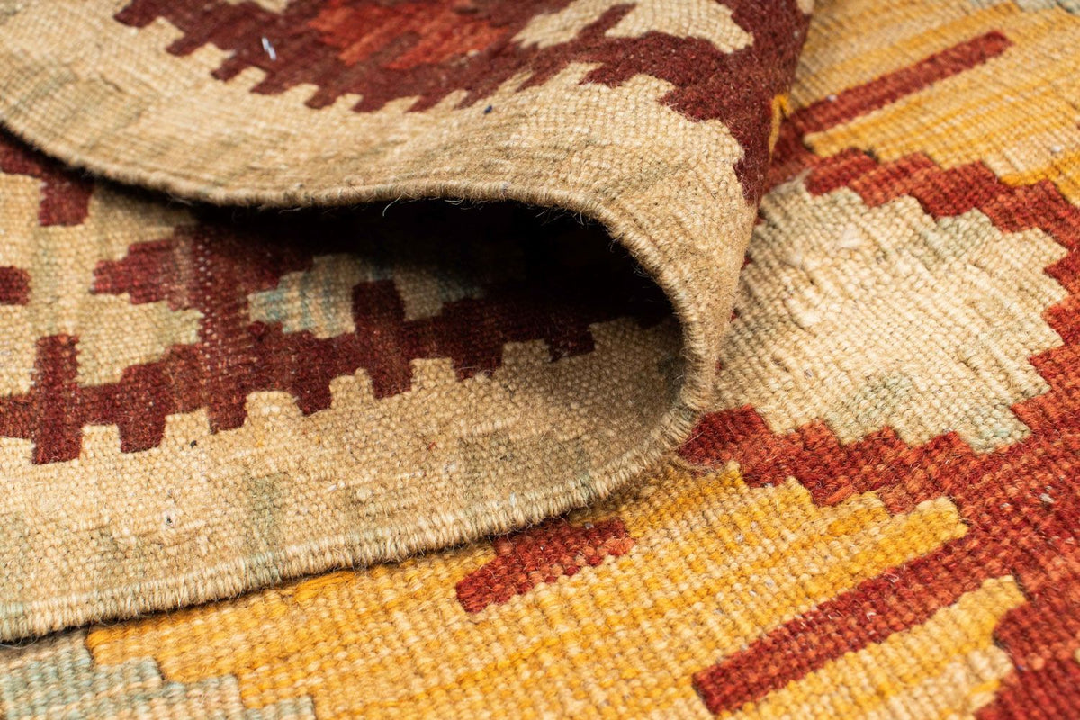 Runner Kelim Carpet - orientalisk matta - 198 x 75 cm - beige