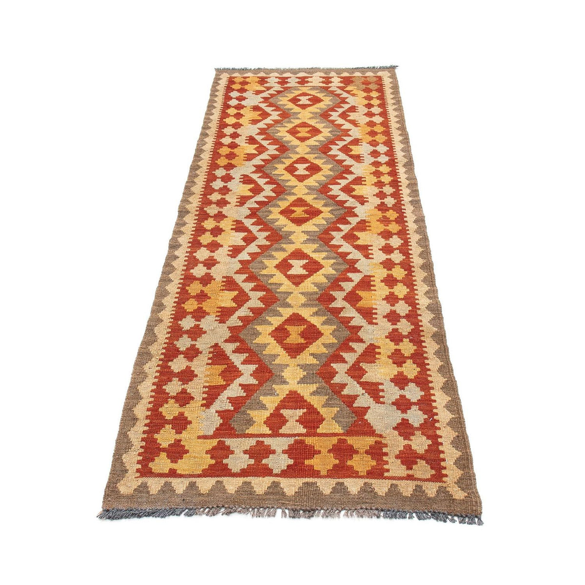 Runner Kelim Carpet - Splash - 206 x 66 cm - flerfärgad