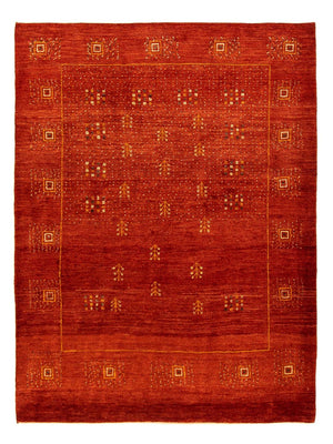 Gabbeh-matta - Loribaft Persian - 202 x 152 cm - mörkröd