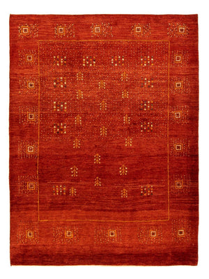 Gabbeh-matta - Loribaft Persian - 202 x 152 cm - mörkröd