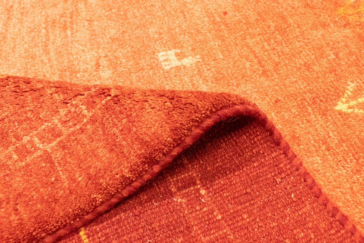 Gabbeh-matta - persisk - 238 x 175 cm - röd