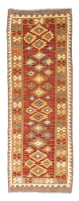 Runner Kelim Carpet - orientalisk matta - 194 x 67 cm - rost