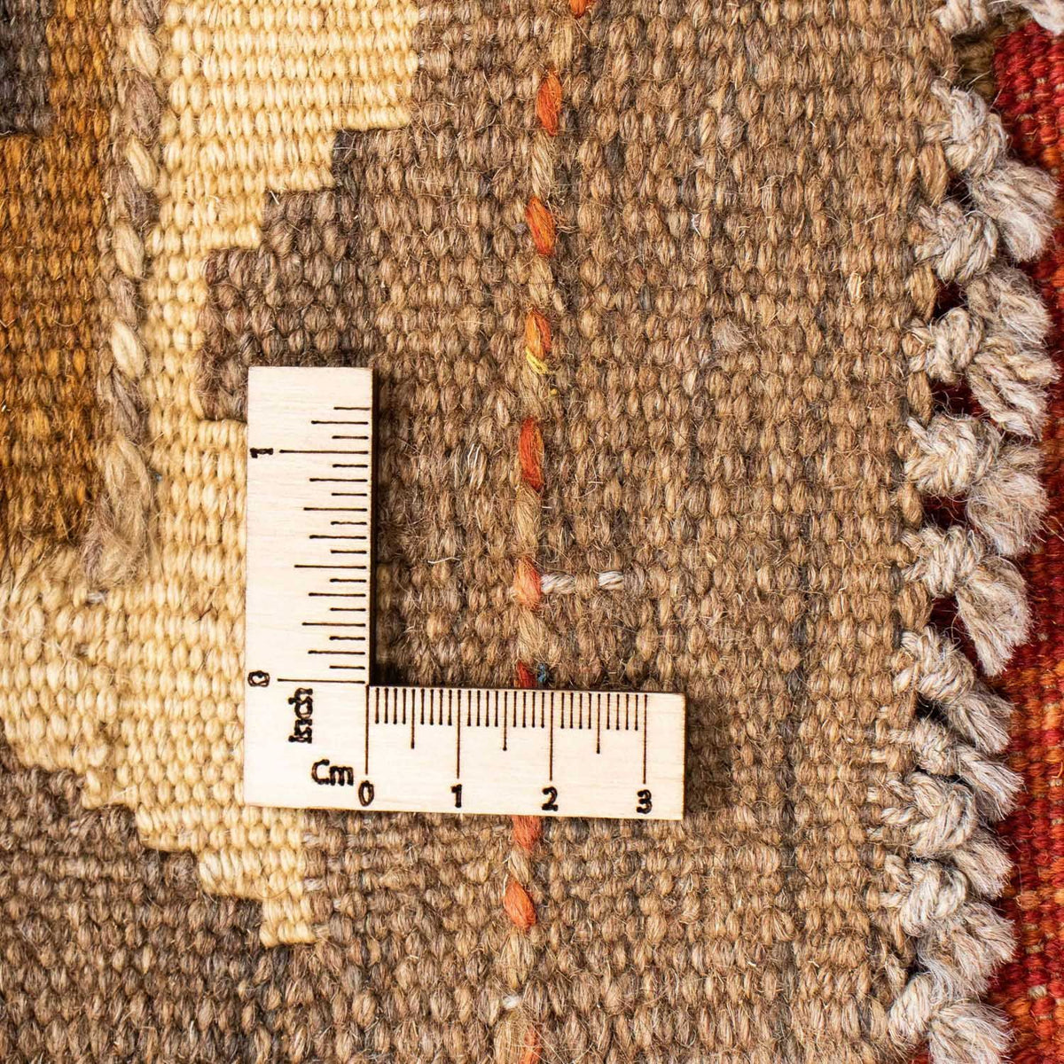 Runner Kelim Carpet - orientalisk matta - 194 x 67 cm - rost