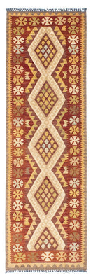 Runner Kelim Carpet - orientalisk matta - 210 x 68 cm - beige