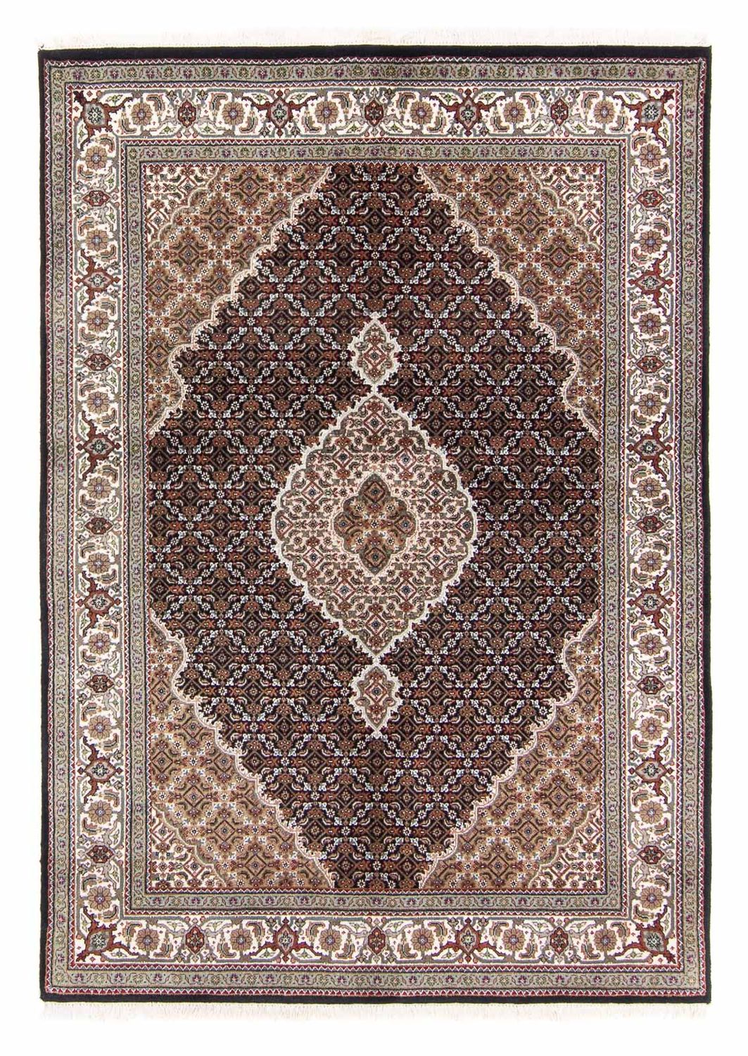 Persisk matta - Tabriz - 202 x 138 cm - mörkblå