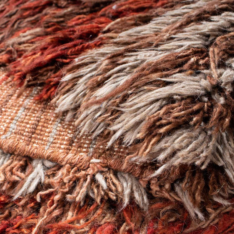 Hög luggmatta - 287 x 203 cm - flerfärgad