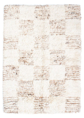 Hög luggmatta - 243 x 172 cm - beige