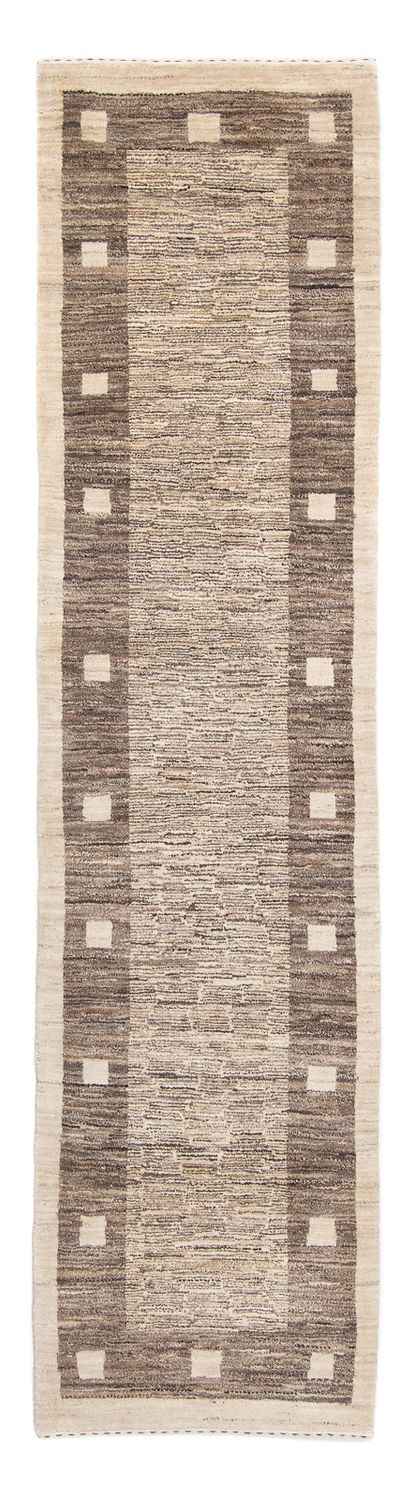 Runner Gabbeh-matta - persisk - 300 x 74 cm - beige