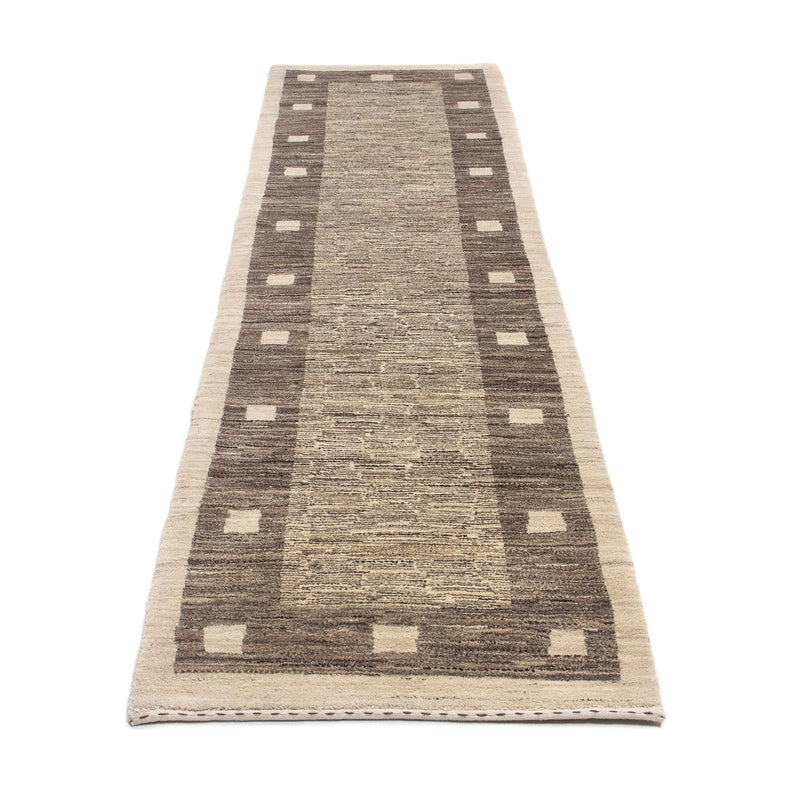 Runner Gabbeh-matta - persisk - 300 x 74 cm - beige