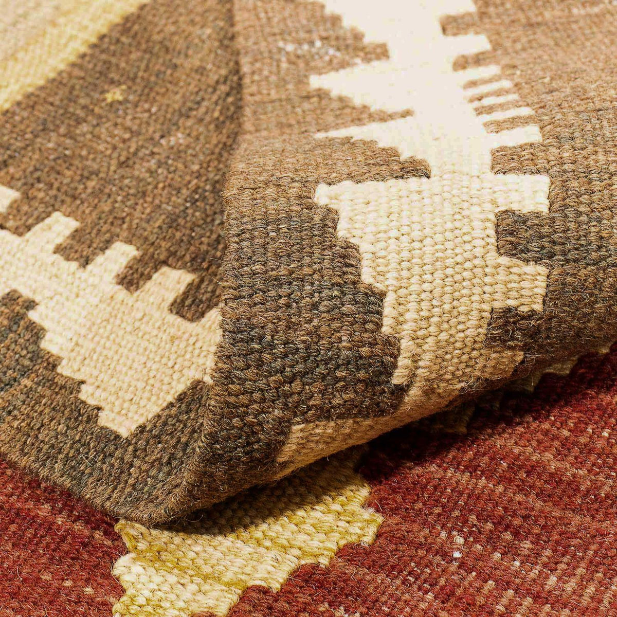 Kelim Carpet - Splash - 294 x 199 cm - flerfärgad