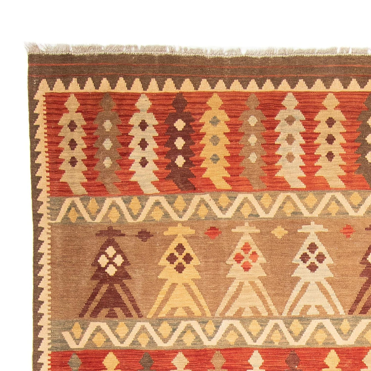 Kelim Carpet - orientalisk matta - 353 x 256 cm - flerfärgad