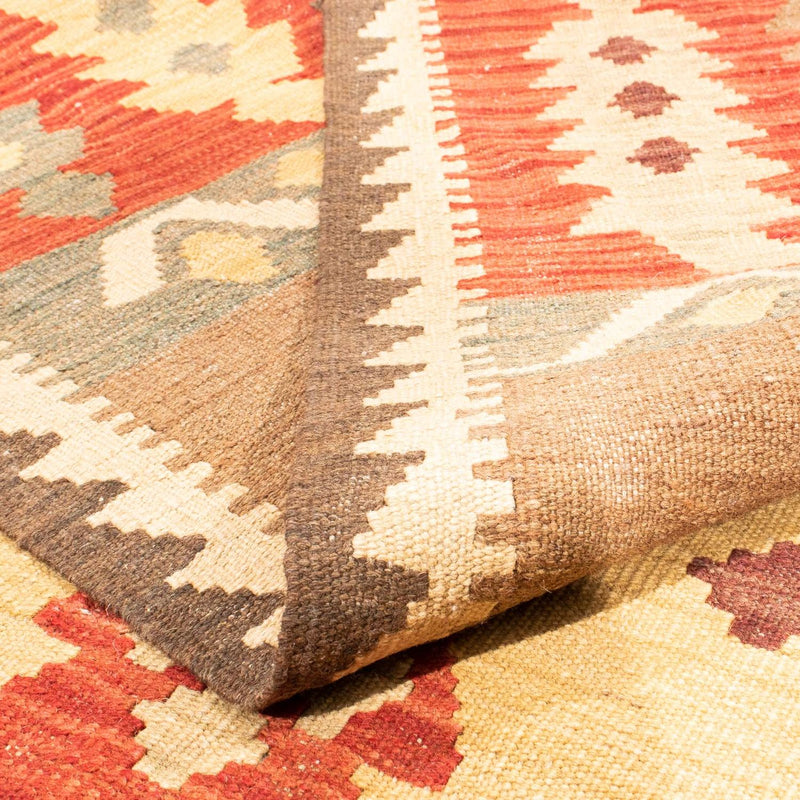 Kelim Carpet - orientalisk matta - 353 x 256 cm - flerfärgad