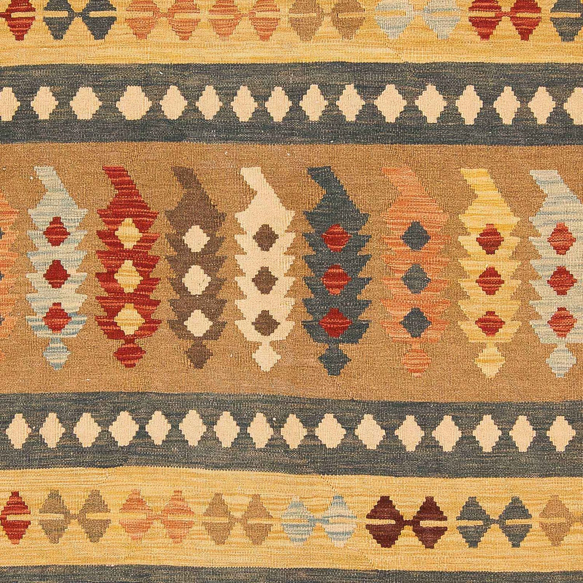 Kelim Carpet - Splash - 299 x 201 cm - flerfärgad