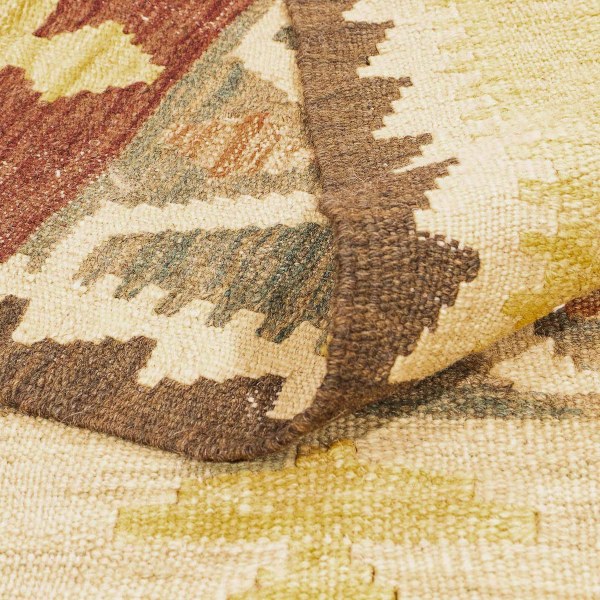 Kelim Carpet - Splash - 294 x 203 cm - flerfärgad