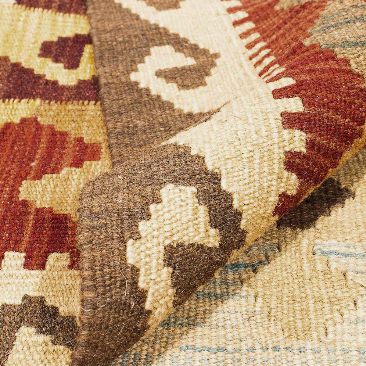 Kelim Carpet - Splash - 296 x 197 cm - flerfärgad