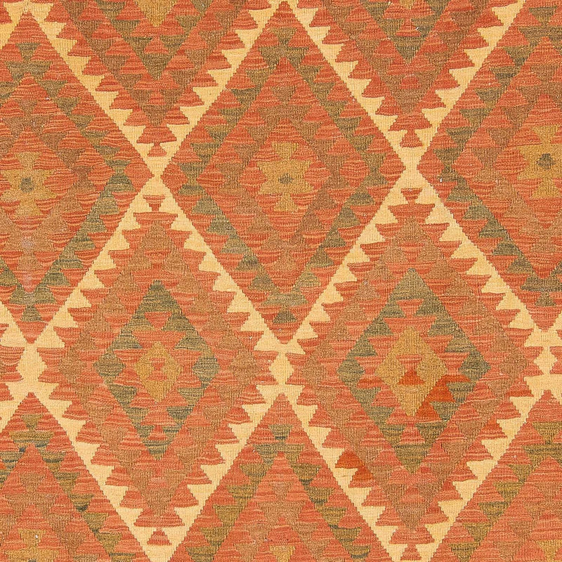 Kelim Carpet - Splash - 294 x 207 cm - brun