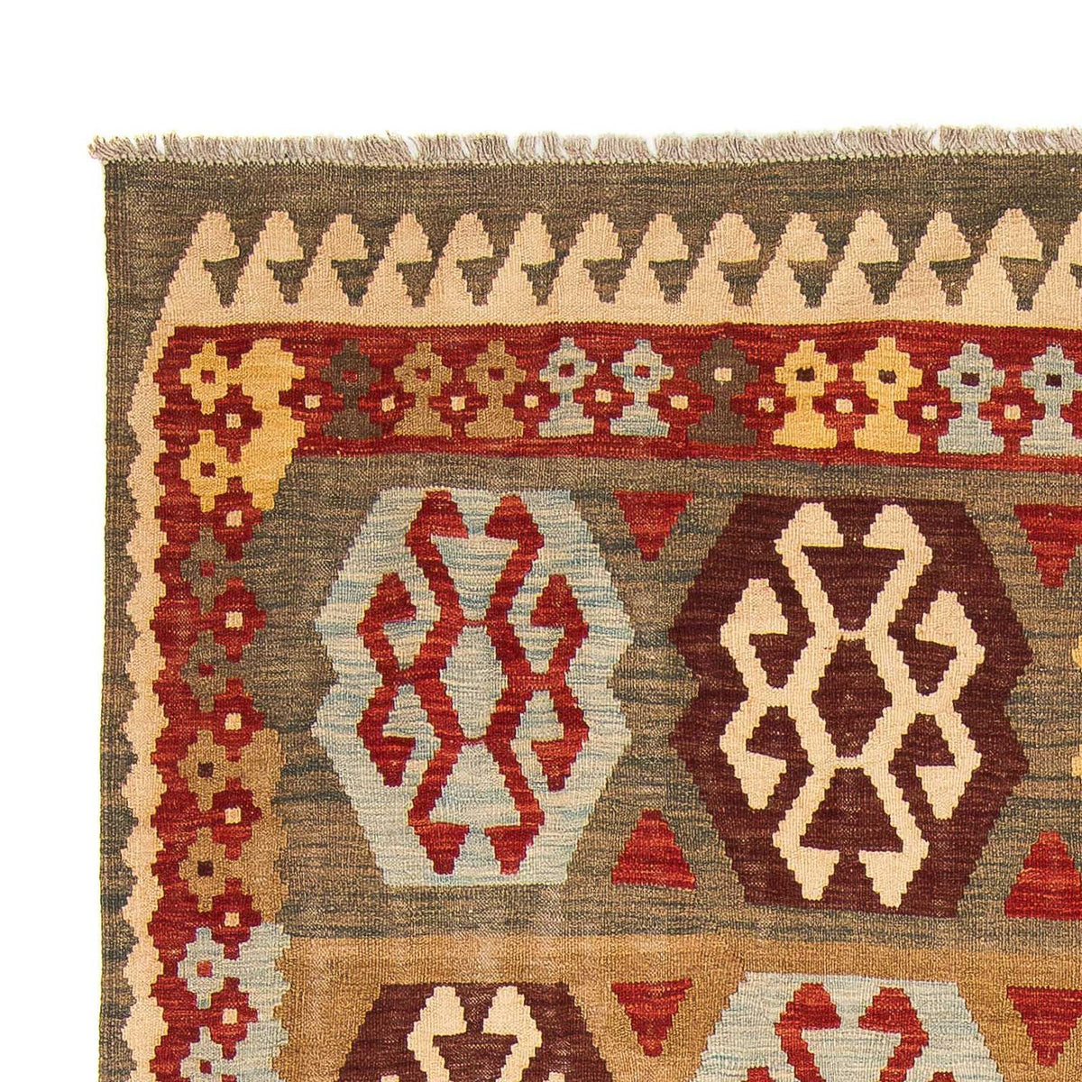 Kelim Carpet - Splash - 298 x 199 cm - flerfärgad