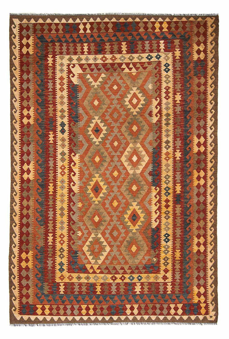 Kelim Carpet - Splash - 289 x 200 cm - flerfärgad