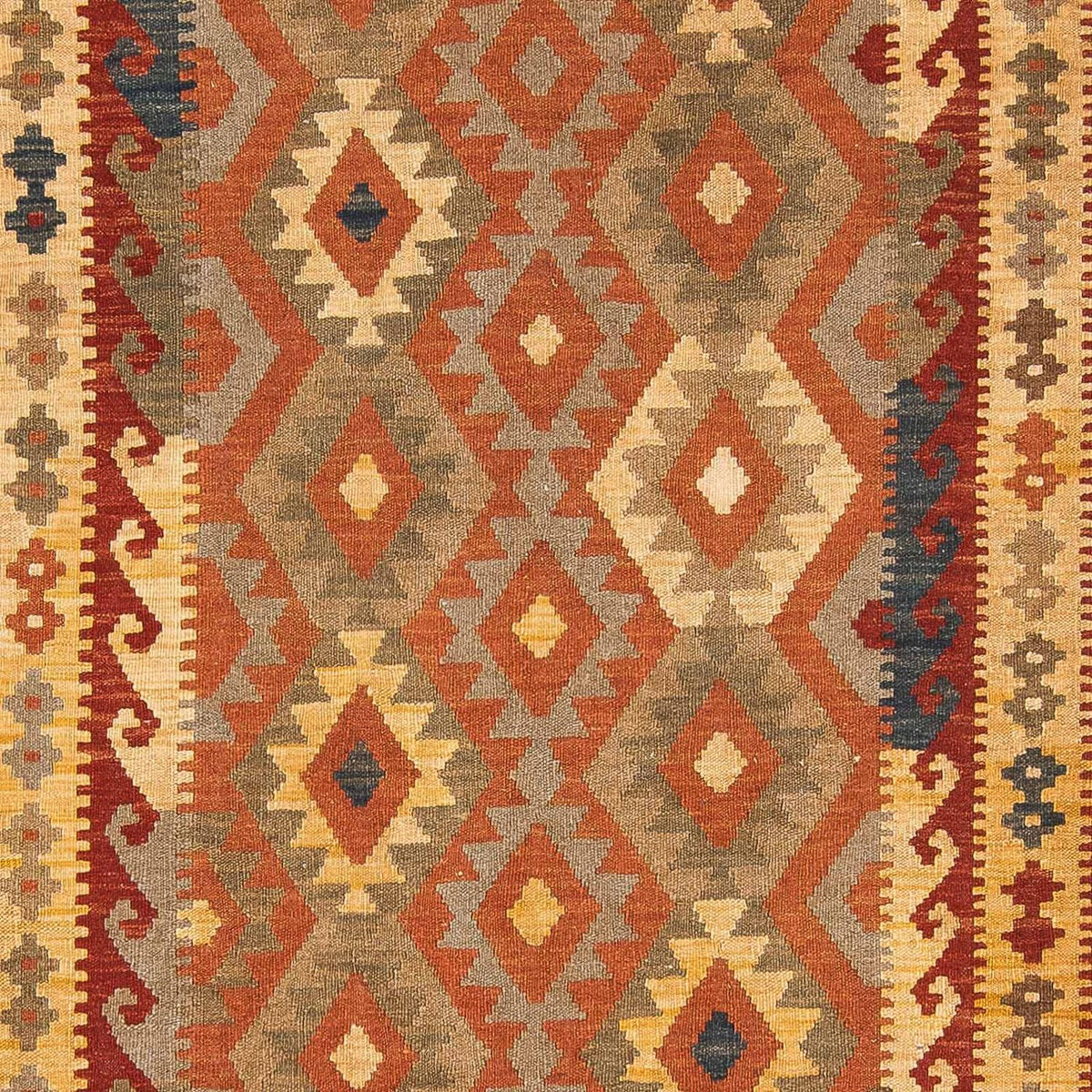 Kelim Carpet - Splash - 289 x 200 cm - flerfärgad