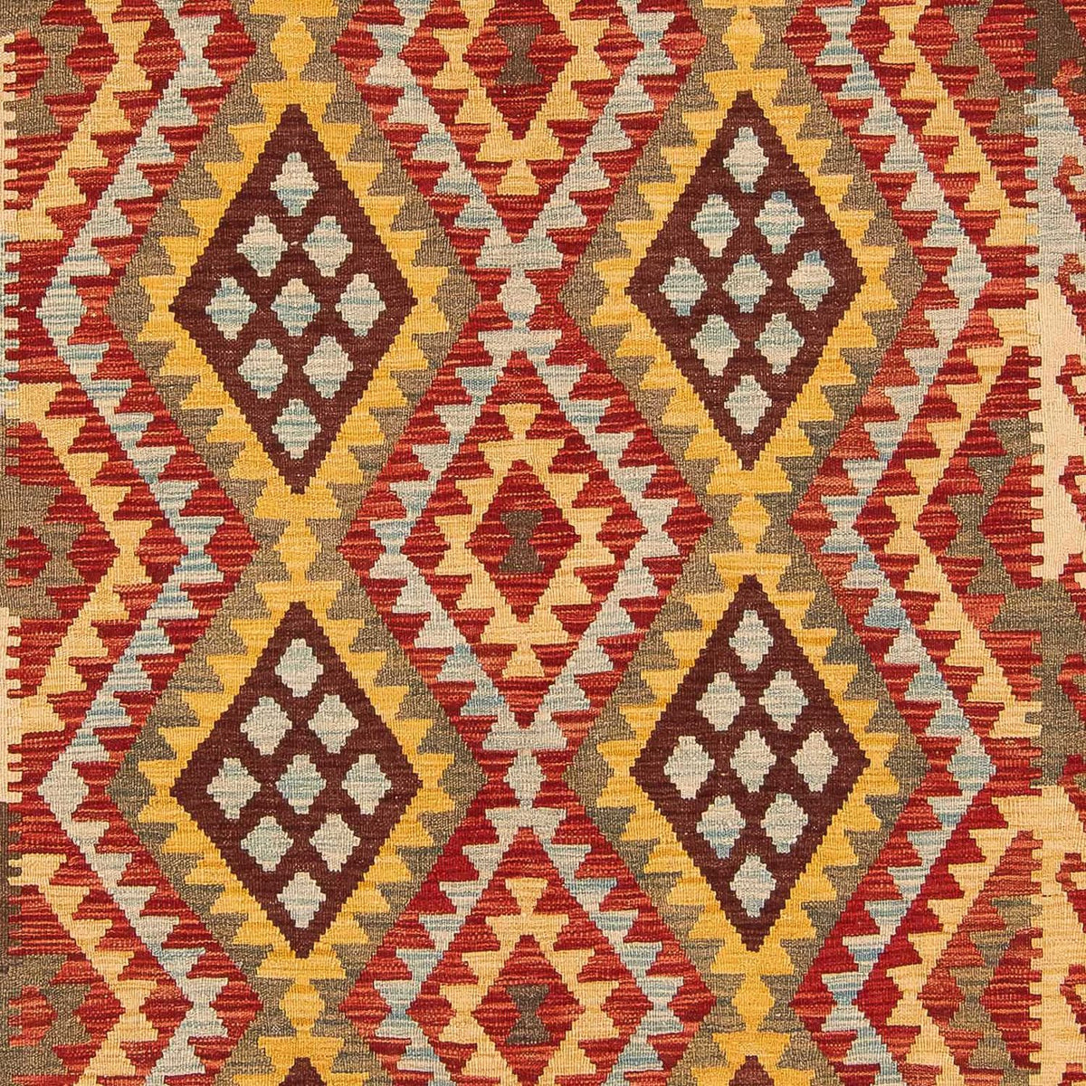 Kelim Carpet - Splash - 289 x 208 cm - flerfärgad